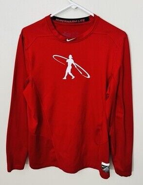 Nike Pro Combat Swingman Long Sleeve Shirt-Hyperwarm Lite-Large-(Ken Griffey Jr.